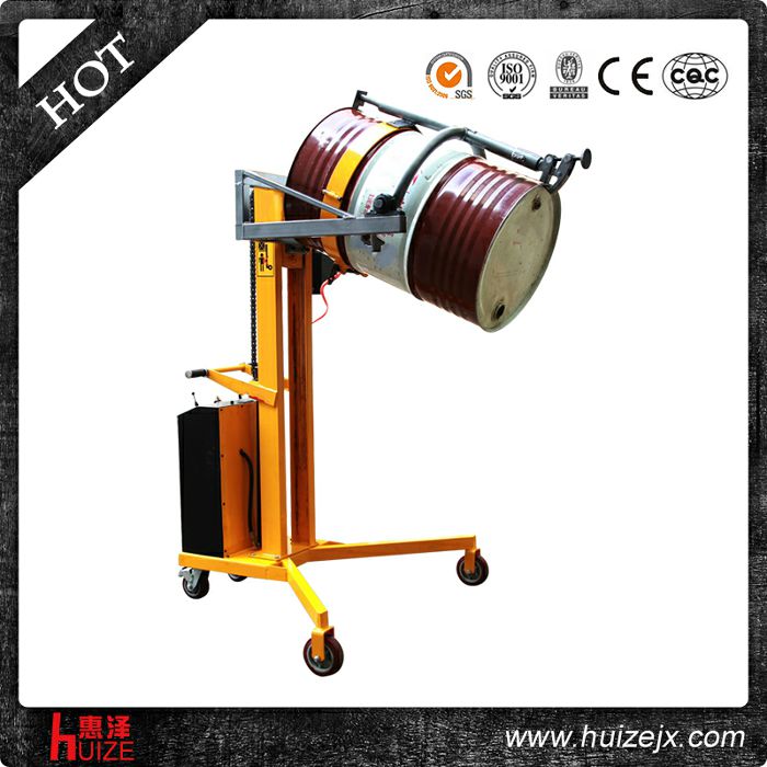 半電動(dòng)油桶車（直角腿，夾鐵桶翻轉(zhuǎn)）