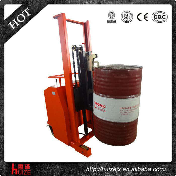 半電動配重油桶車（無底腿,只堆垛，不翻轉(zhuǎn)）